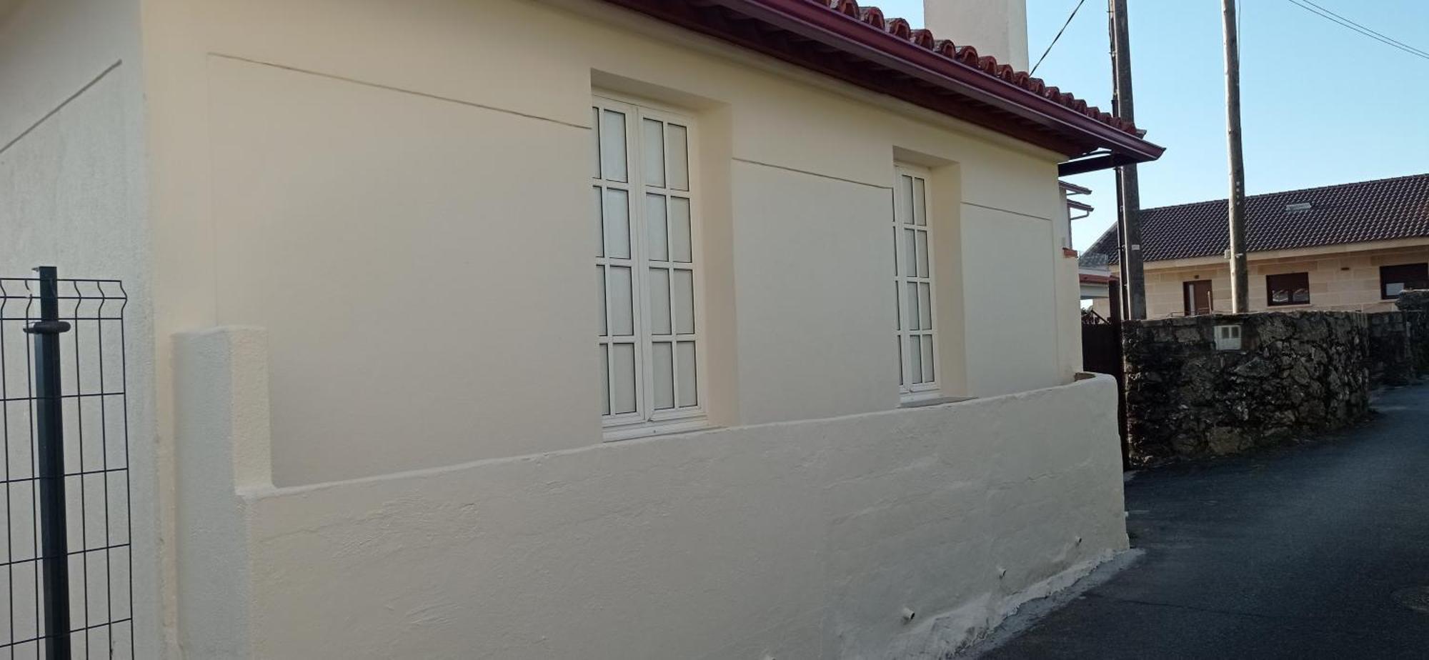 Villa A Barraca. Casa Con Jardin Y Vistas A La Ria Bueu Esterno foto